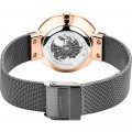 Grey minimalistic solar quartz watch Collection Automne-Hiver Bering
