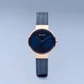 Blue & Rose Gold Ladies Quartz Watch Collection Printemps-Eté Bering