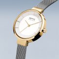 Solar Powered twotone ladies design watch Collection Automne-Hiver Bering