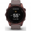 Smartwatch GPS solaire de taille moyenne avec verre saphir Collection Printemps-Eté Garmin