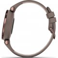 Smartwatch multisport pour femme en Bronze et Paloma avec bracelet en cuir Collection Printemps-Eté Garmin
