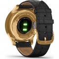 24K Gold Hybrid Smartwatch with hidden touchscreen Collection Printemps-Eté Garmin