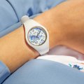 White silicone ladies quartz watch Collection Automne-Hiver Ice-Watch