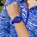 Blue silicone ladies quartz watch Collection Automne-Hiver Ice-Watch