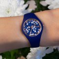 Blue silicone watch size Small Collection Printemps-Eté Ice-Watch