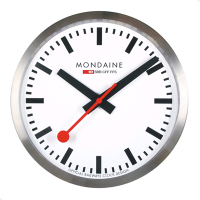 Mondaine Wall Clock 40cm Horloge
